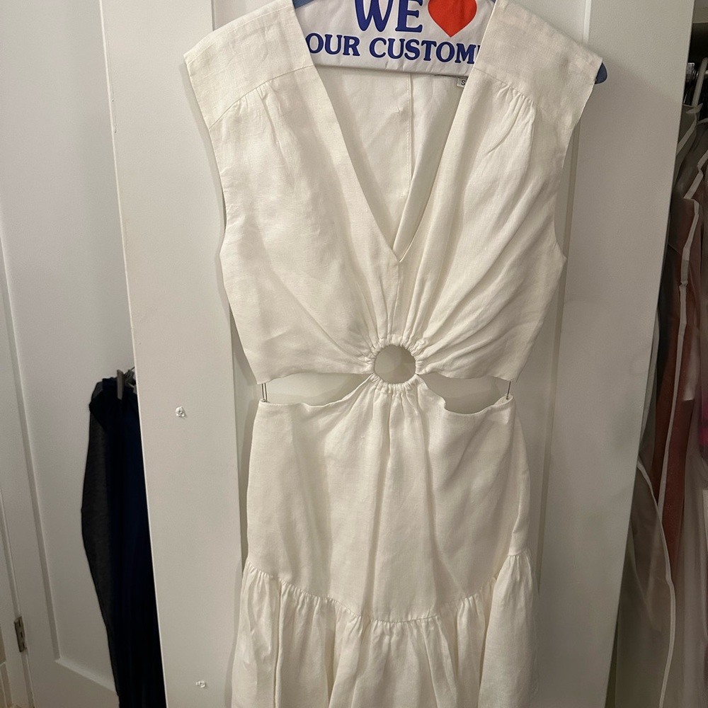 Karina Grimaldi white summer dress